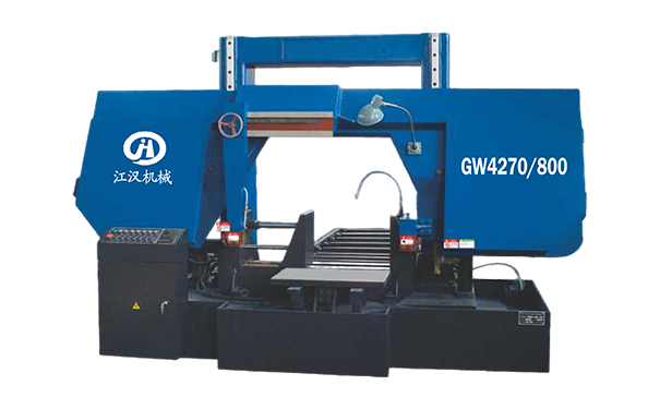 龙胜GW4270/800双柱龙门卧式带锯床